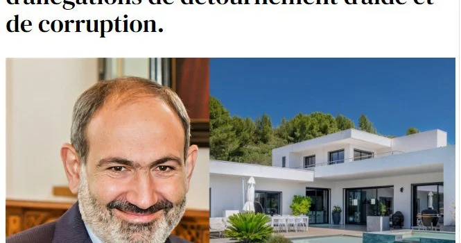 Paşinyan Fransada 3,1 milyon avroya villa aldı: Ermənistan qarışdı Korrupsiya şübhələri KONKRET