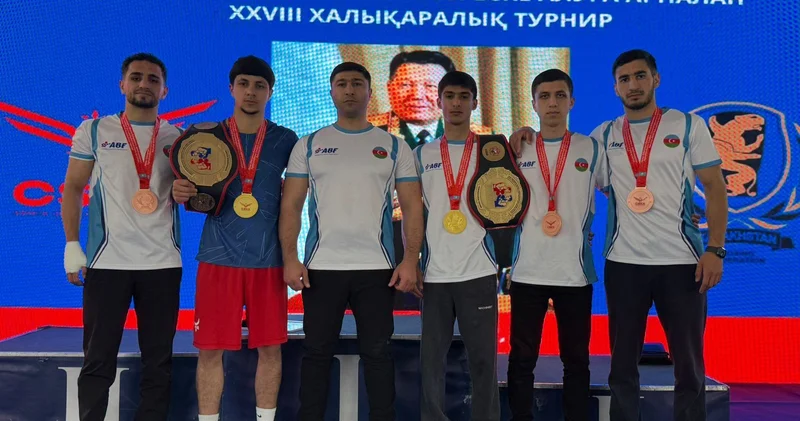 Boksçularımız Almatıda 2 qızıl və 3 bürünc medal qazanıblar