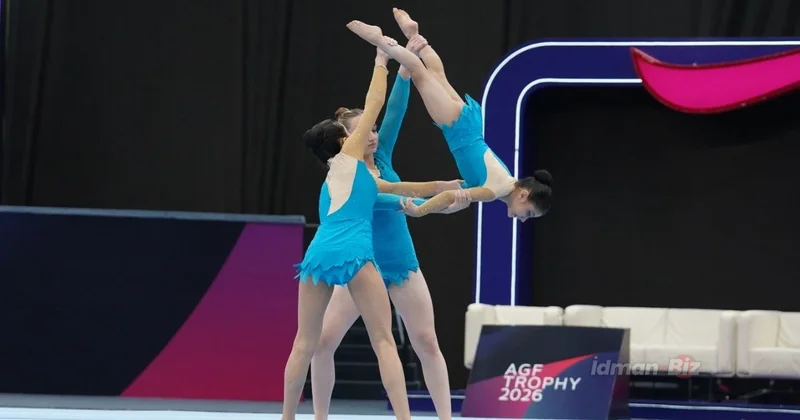 Aerobika və akrobatika gimnastikası üzrə Bakı birinciliyinə yekun vurulur FOTO
