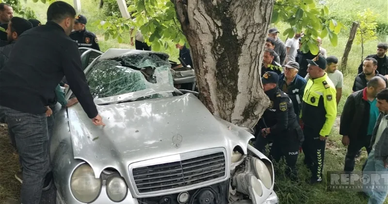 В Огузе произошло тяжелое ДТП, есть пострадавшие