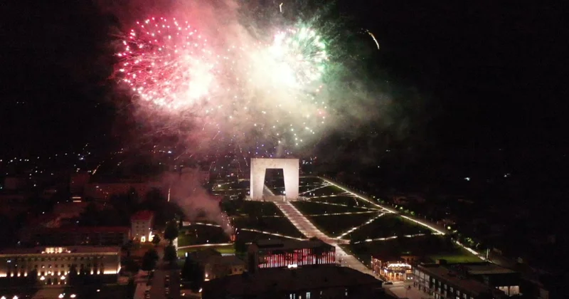 Xankəndidə keçirilən çay və qəhvə festivalı atəşfəşanlıqla başa çatıb