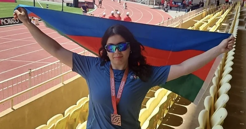 Atletimiz Azərbaycan rekordunu yeniləyib FOTO