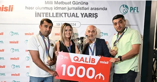 Milli Mətbuat Gününə həsr edilmiş intellektual yarış keçirildi