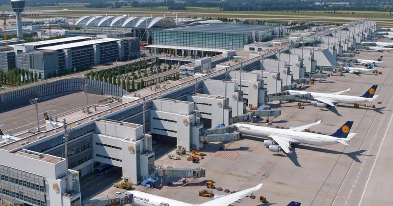 Münhen Beynəlxalq Hava Limanı dronlara görə fəaliyyətini müvəqqəti dayandırıb
