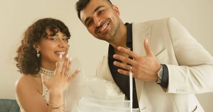 Nişanları oldu Fotolar