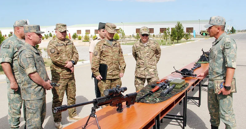 Azərbaycanla Qazaxıstan hərbçiləri bir arada FOTO