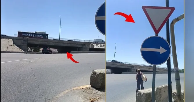 Biləcəridə yeni yol nişanı ilə bağlı narazılığa AYNA dan RƏSMİ CAVAB