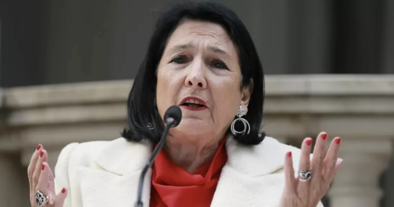 Zurabişvili Tbilisidə keçirilən mitinqdə çıxış edib