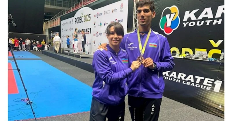 Azərbaycan karateçiləri Xorvatiyada bürünc medallar qazanıblar FOTO