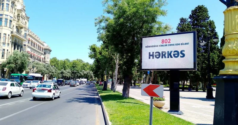 Bakı, Sumqayıt və Gəncənin küçələırində narkomaniyaya qarşı sosial çarxlar nümayiş olunur