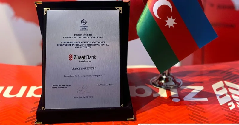 ® “Ziraat Bank Azərbaycan” “Fintex Summit Baku 2025” maliyyə və texnologiyalar sərgisində təltif olunub