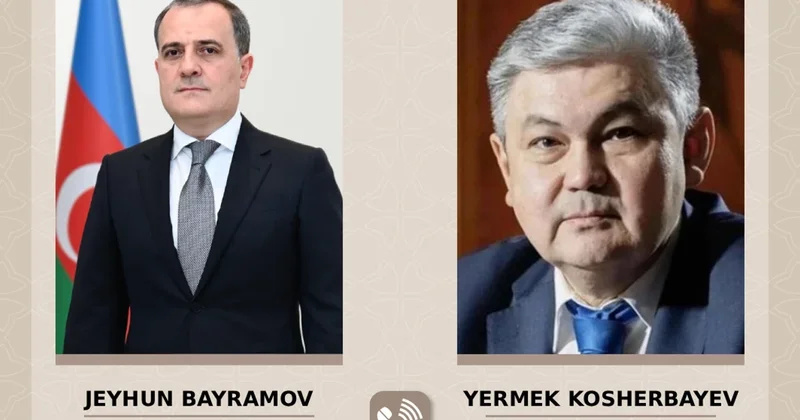 Джейхун Байрамов провел телефонный разговор с главой МИД Казахстана