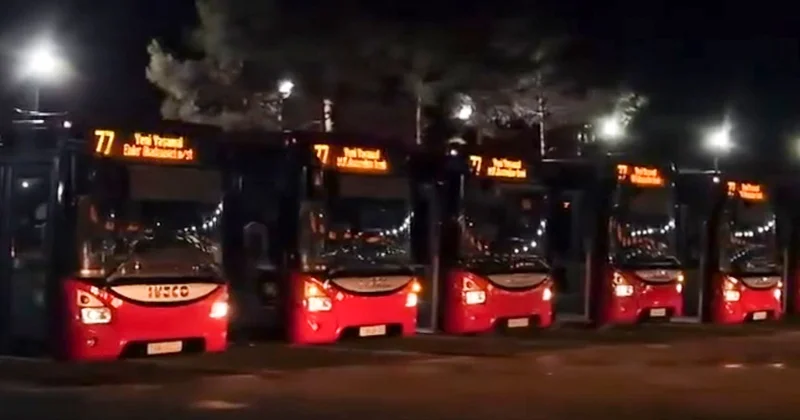 “Xaliq Faiqoğlu” 77 saylı xəttin avtobuslarını yenilədi Video