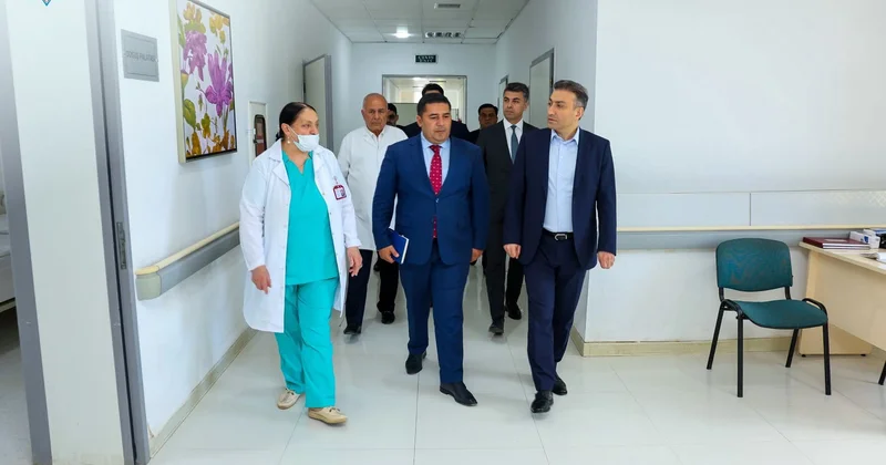 Anar Bayramov Qarabağdakı tibb müəssisələrinə baxış keçirdi FOTO