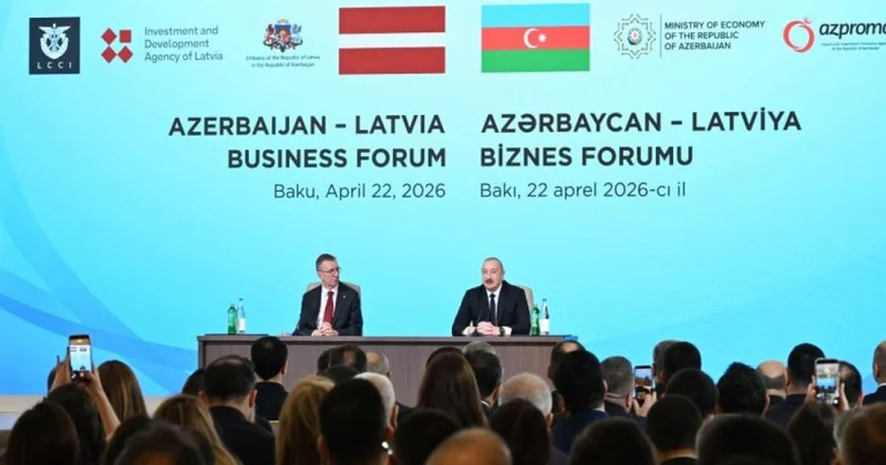 Bakıda Azərbaycan Latviya biznes forumu keçirilib
