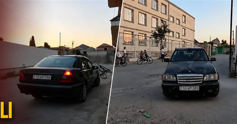 Задержан водитель, устроивший опасную езду у школы в Баку ВИДЕО
