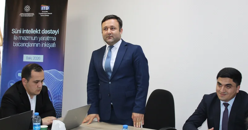 “Süni intellekt dəstəyi ilə məzmun yaratma bacarıqlarının inkişafı” layihəsi çərçivəsində təlim keçirilib