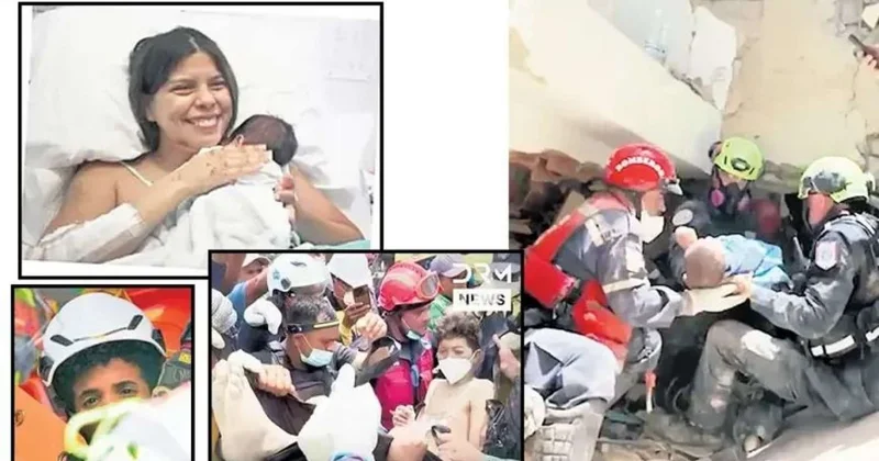 Venesuelada möcüzəvi xilaslar: Körpəsini 3 gün bədəni ilə qorudu