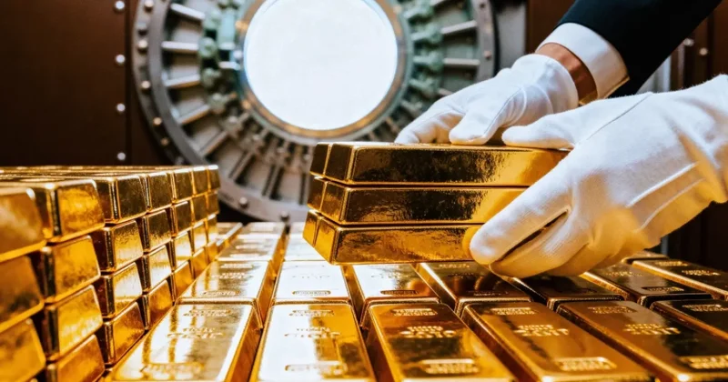 Золото демонстрирует самое резкое месячное падение с октября 2008 года