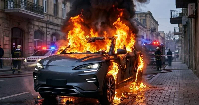 Эксперт объяснил, почему загораются новые автомобили