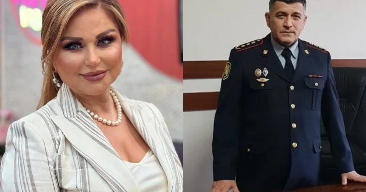 Mələkxanım Eyubovanın həyat yoldaşı nəvəsi ilə Video