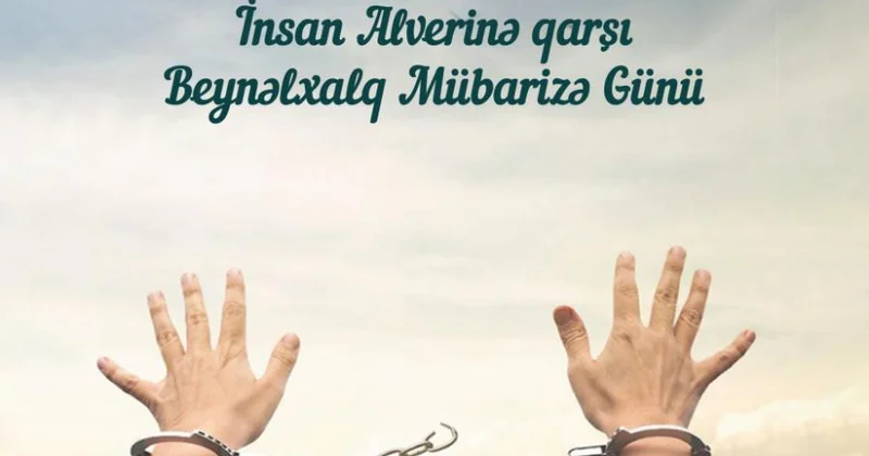Gənclər Kitabxanasında “İnsan alverinə səssiz qalma!” adlı material hazırlanıb