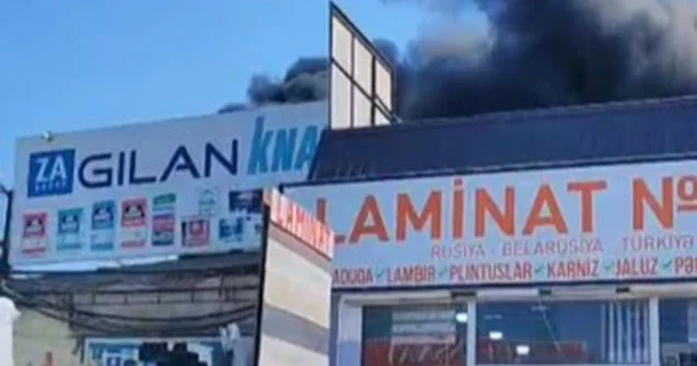 “Sədərək”də yanğın oldu