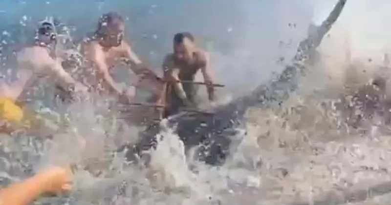 Qiymətli balıq tutduqlarını zənn etdilər, lakin...