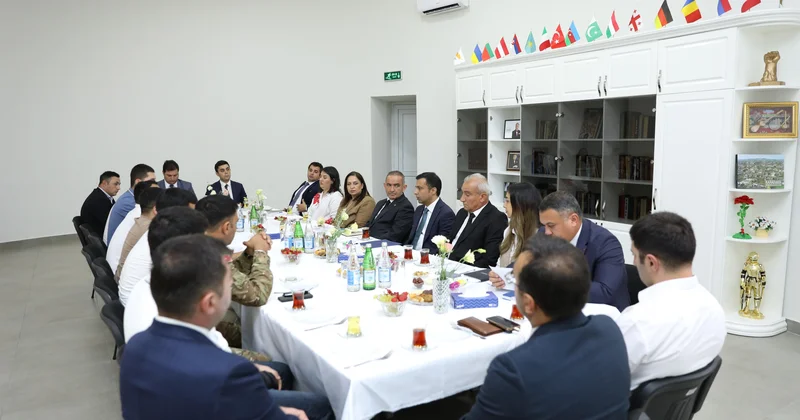 Şağan Reabilitasiya Pansionatında müharibə ilə əlaqədar əlilliyi olan daha bir qrup şəxslə görüş keçirilib