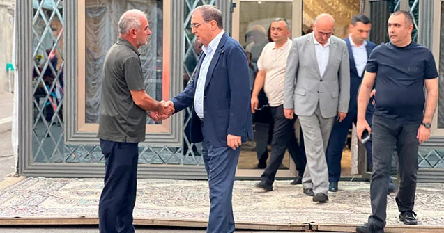 Niyazi Bayramov Natiq Qasımovun anasının yas mərasimində iştirak etdi Fotolar