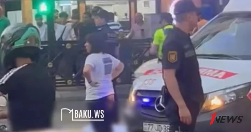 В центре Баку автомобиль насмерть сбил ребенка на скутере ВИДЕО