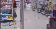 Ещё кадры землетрясения на Камчатке ВИДЕО
