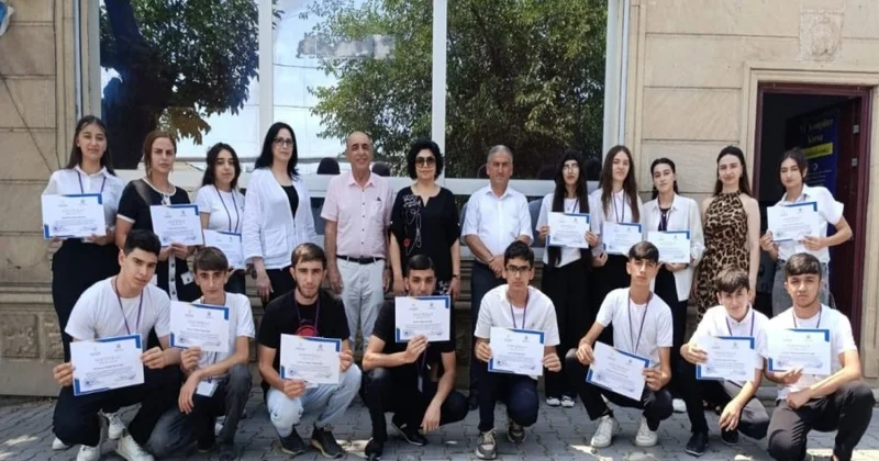 Bərdə və Mingəçevirdə İT təlimləri başa çatdı