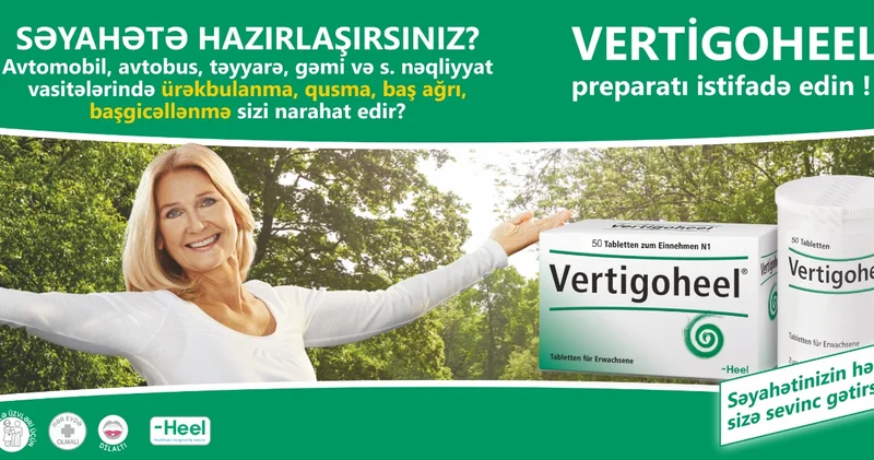 Başgicəllənmə və ürəkbulanma səyahətinizə mane olmasın!