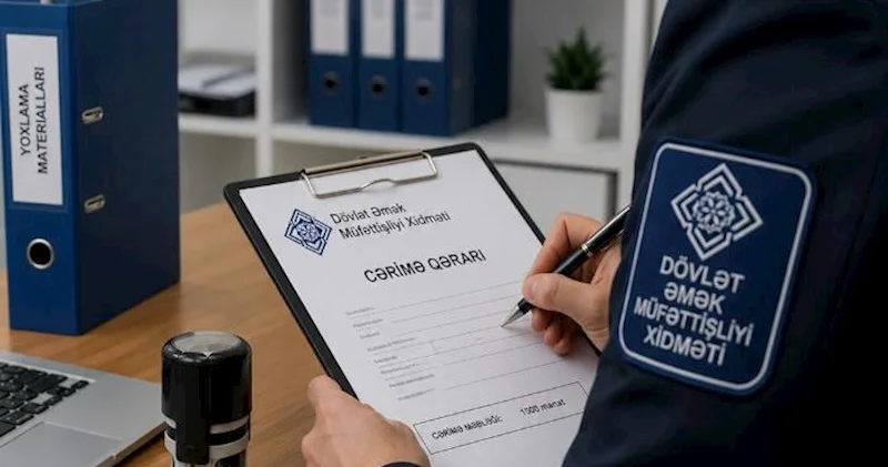 Əmək Müfəttişliyi fəaliyyəti dayandırılan şirkətə cərimə yazıb Təfərrüat