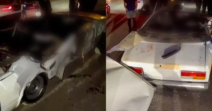 Biləcəridə faciəvi qəza: “VAZ”ın damı qopdu, gənc sürücü öldü VİDEO