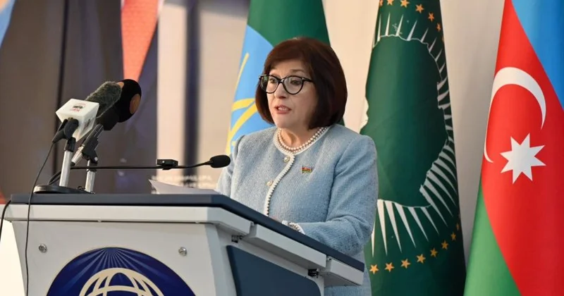 Sahibə Qafarova Efiopiyanın Xarici İşlər İnstitutunda çıxış edib