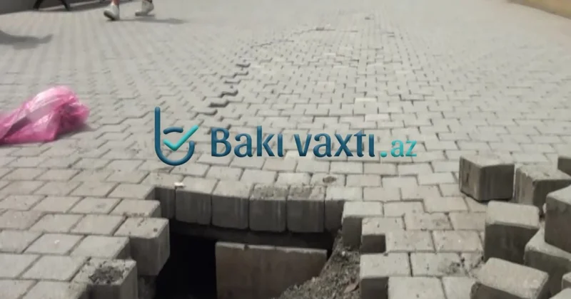 Mingəçevirdə “Sahil parkı”nda ÇÖKMƏ FOTOLAR
