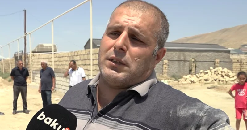 “Qonşudan 20 manat borc alıb su gətirmişəm” Video