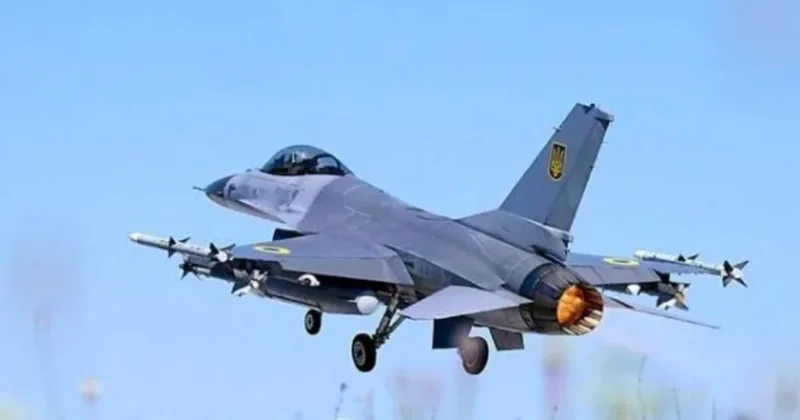 Ukraynada F 16 qəzaya uğrayıb