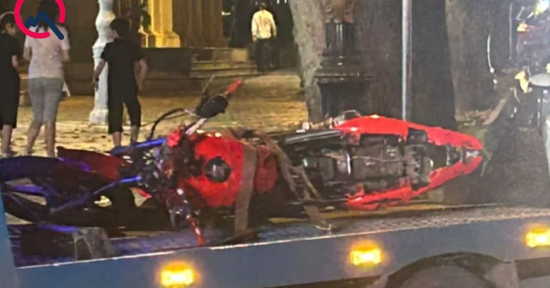 Gəncədə baba və nəvəsini moped vurdu