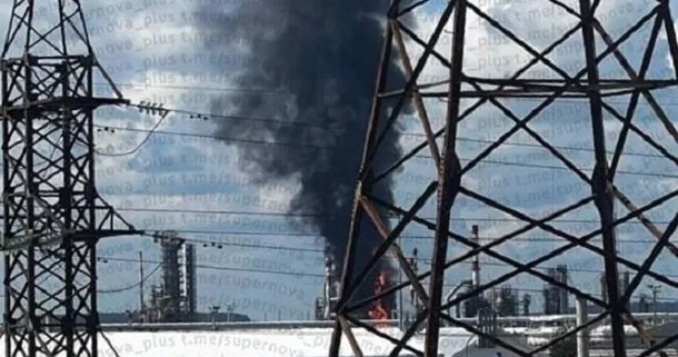 Lukoil in neft emalı zavodu dron hücumu nəticəsində ciddi zədələnib