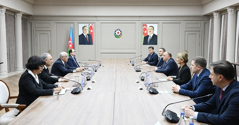 Əli Əsədov Gürcüstanın Baş prokuroru ilə görüşdü Fotolar