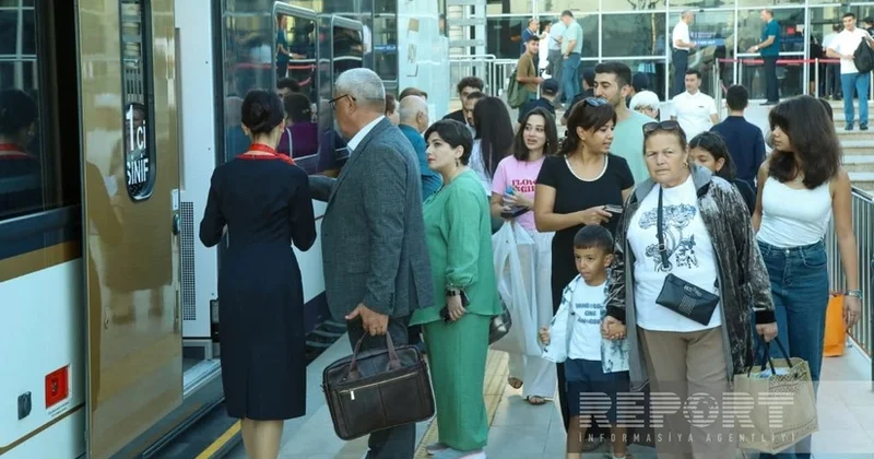 Bakı Ağdam sərnişin qatarı istifadəyə verilib