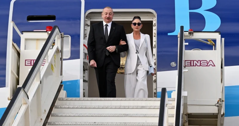 Prezident və birinci xanım Çinə səfərə getdi
