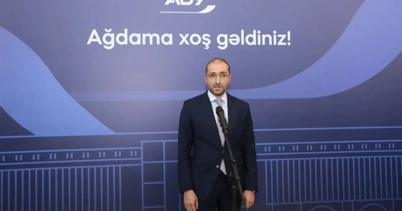 ADY rəsmisi: Ağdama qatarla sərnişin daşınması bu şəhərdə yeni həyatın göstəricisidir