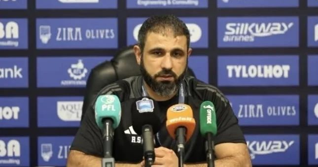 “Çox güclü rəqibə qarşı vacib 3 xal qazandıq” Rəşad Sadıqov