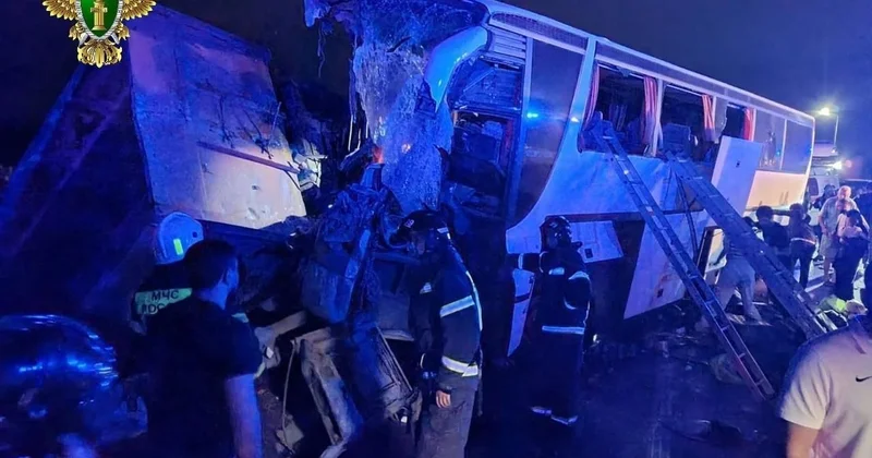 Gürcüstan Moskva avtobusunda AĞIR QƏZA: 5 ölü, 38 yaralı var