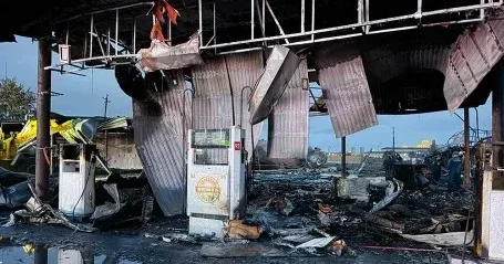 Gürcüstanda partlayış oldu, yaralılar var VİDEO