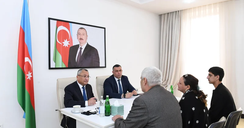 Qubada keçmiş məcburi köçkünlərin müraciətləri dinlənilib